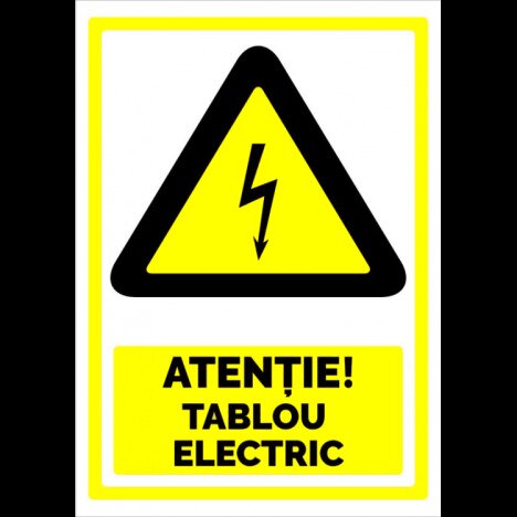 Indicator atentie pericol electric